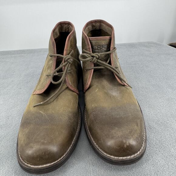 Wolverine 1883 Chukka‎ Boots Mens 11 Green Brown Leather Made in Portugal main image 6